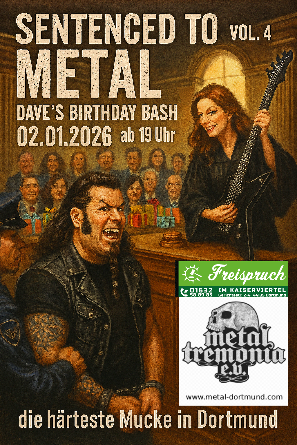 Read more about the article Sentenced To Metal Vol. 4: Dave’s Birthday Bash